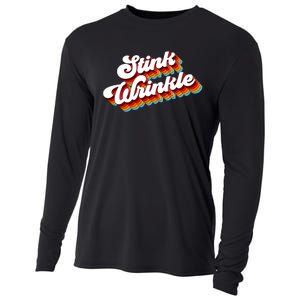 Retro Humor Stink Wrinkle Cooling Performance Long Sleeve Crew