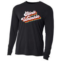 Retro Humor Stink Wrinkle Cooling Performance Long Sleeve Crew