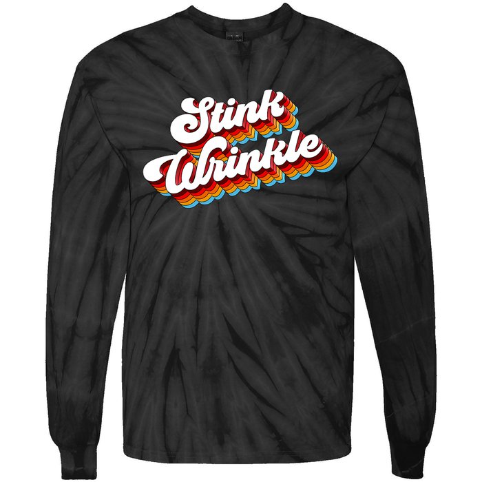 Retro Humor Stink Wrinkle Tie-Dye Long Sleeve Shirt