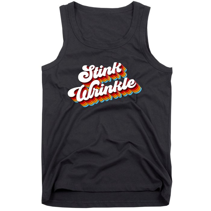 Retro Humor Stink Wrinkle Tank Top