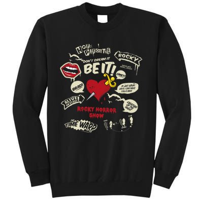 Rocky Horror Show Icons And Quotes Sweatshirt