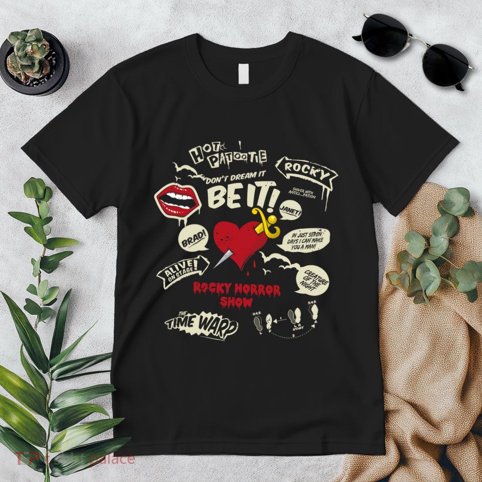 Rocky Horror Show Icons And Quotes Premium T-Shirt