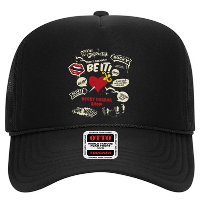 Rocky Horror Show Icons And Quotes Trucker Hat