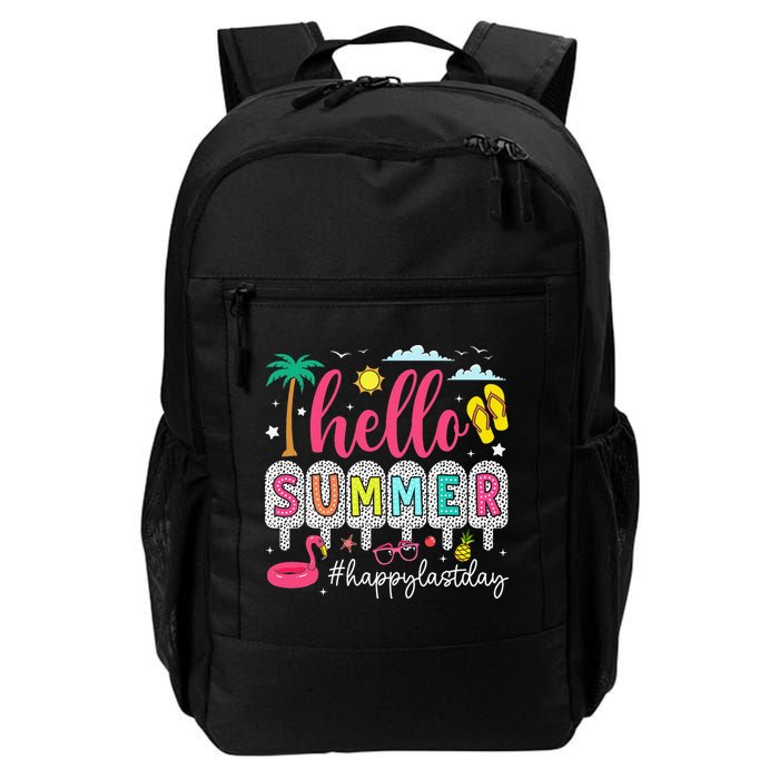 Retro Hello Summer Happy Last Day Of School Teacher Student Backpack