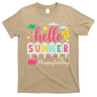 Retro Hello Summer Happy Last Day Of School Teacher Student T-Shirt
