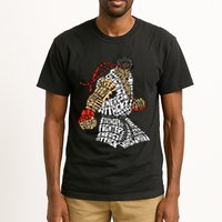 Retro Hadouken Shoryuken Brave Karate Fighter Typogram Tall T-Shirt