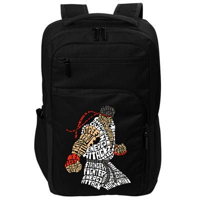Retro Hadouken Shoryuken Brave Karate Fighter Typogram Impact Tech Backpack