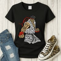 Retro Hadouken Shoryuken Brave Karate Fighter Typogram Womens T-Shirt