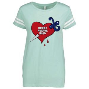 Rocky Horror Show Bleeding Heart Logo Tattoo Enza Ladies Jersey Football T-Shirt