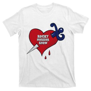 Rocky Horror Show Bleeding Heart Logo Tattoo T-Shirt