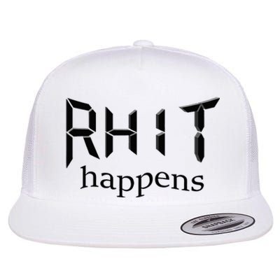 RHIT Happens Sleep Edition (Rose Hulman) Flat Bill Trucker Hat