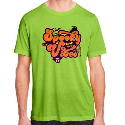 Retro Halloween Spooky Vibes Adult ChromaSoft Performance T-Shirt