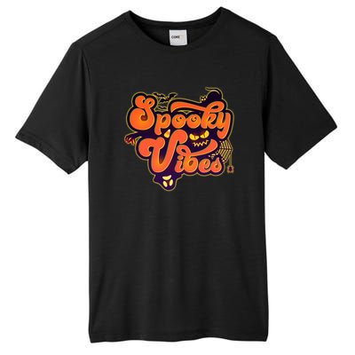 Retro Halloween Spooky Vibes Tall Fusion ChromaSoft Performance T-Shirt