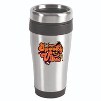 Retro Halloween Spooky Vibes 16oz Travel Tumbler