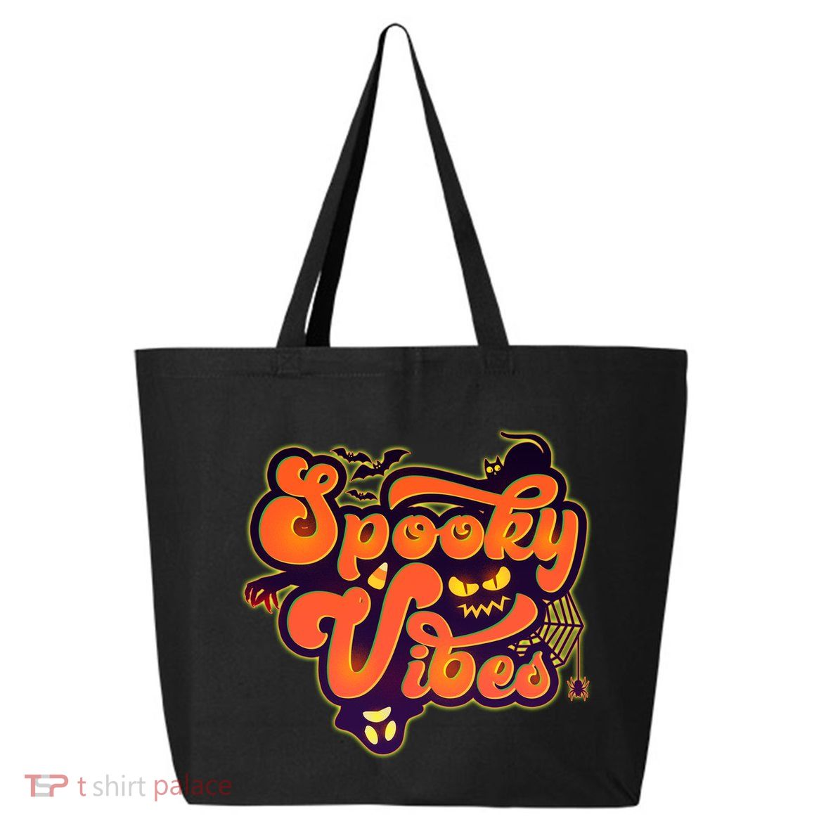 Retro Halloween Spooky Vibes 25L Jumbo Tote