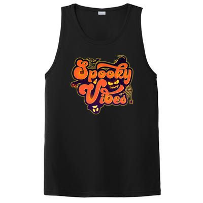 Retro Halloween Spooky Vibes PosiCharge Competitor Tank