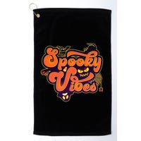 Retro Halloween Spooky Vibes Golf Towel