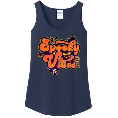 Retro Halloween Spooky Vibes Ladies Essential Tank