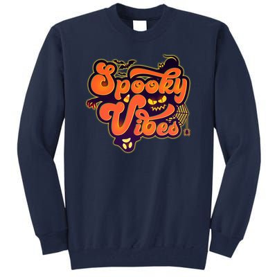 Retro Halloween Spooky Vibes Tall Sweatshirt