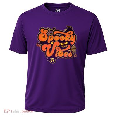Retro Halloween Spooky Vibes Performance Shirt