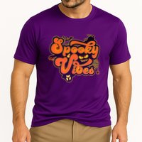 Retro Halloween Spooky Vibes Performance Shirt