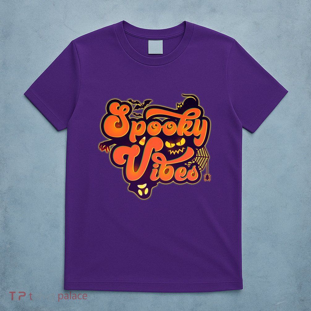 Retro Halloween Spooky Vibes T-Shirt