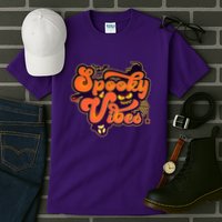 Retro Halloween Spooky Vibes Tall T-Shirt