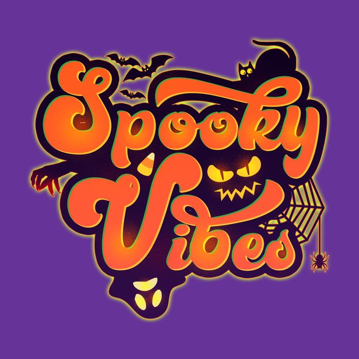Retro Halloween Spooky Vibes Tall T-Shirt