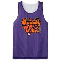 Retro Halloween Spooky Vibes Mesh Reversible Basketball Jersey Tank