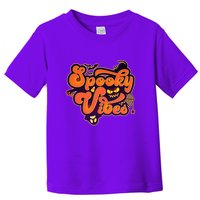Retro Halloween Spooky Vibes Toddler T-Shirt