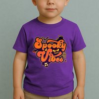 Retro Halloween Spooky Vibes Toddler T-Shirt