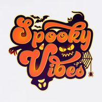 Retro Halloween Spooky Vibes Garment-Dyed Sweatshirt