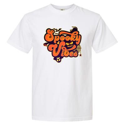 Retro Halloween Spooky Vibes Garment-Dyed Heavyweight T-Shirt