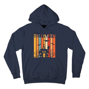 Retro Halloween Scary House Hoodie