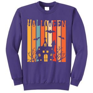 Retro Halloween Scary House Sweatshirt