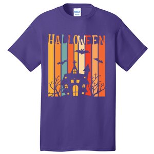 Retro Halloween Scary House Tall T-Shirt