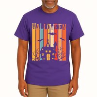 Retro Halloween Scary House Tall T-Shirt