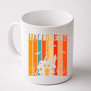 Retro Halloween Scary House Coffee Mug