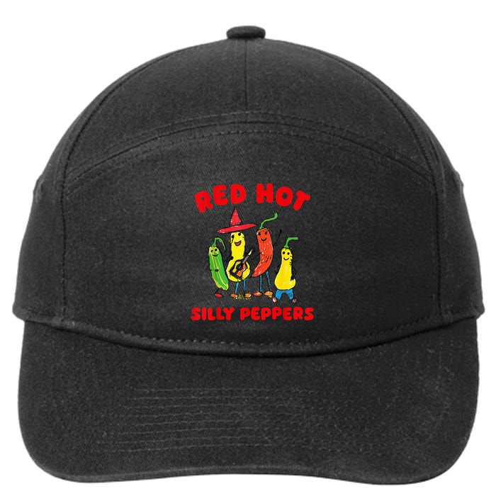 Red Hot Silly Peppers 7-Panel Snapback Hat