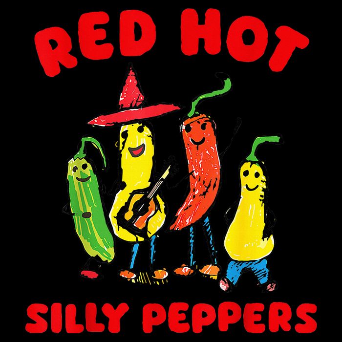 Red Hot Silly Peppers 7-Panel Snapback Hat