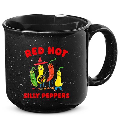 Red Hot Silly Peppers 15oz Campfire Ceramic Mug