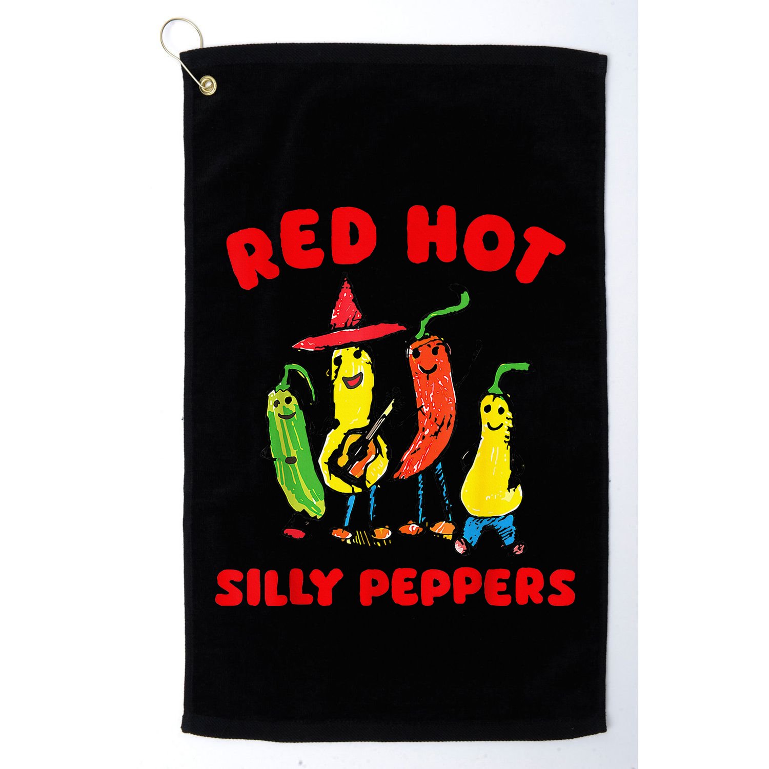 Red Hot Silly Peppers Golf Towel