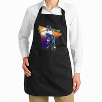 Retro Halloween Skateboarding Skater Skeleton Apron