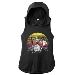 Retro Hair Salon Barber Hairdresser Gift Hairstylist Ladies PosiCharge Tri-Blend Wicking Draft Hoodie Tank