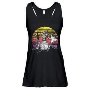 Retro Hair Salon Barber Hairdresser Gift Hairstylist Ladies Essential Flowy Tank