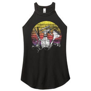 Retro Hair Salon Barber Hairdresser Gift Hairstylist Women's Perfect Tri Rocker Tank