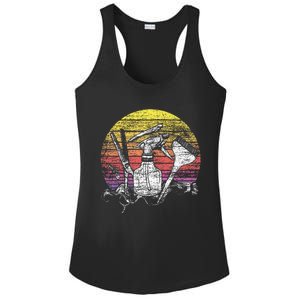 Retro Hair Salon Barber Hairdresser Gift Hairstylist Ladies PosiCharge Competitor Racerback Tank