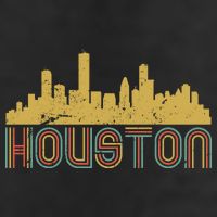 Retro Houston Skyline Texas Hat