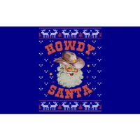 Retro Howdy Santa Country Christmas Christmas Cow Cute Gift Bumper Sticker