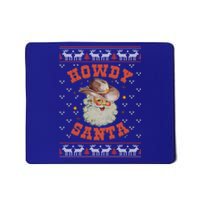 Retro Howdy Santa Country Christmas Christmas Cow Cute Gift Mousepad